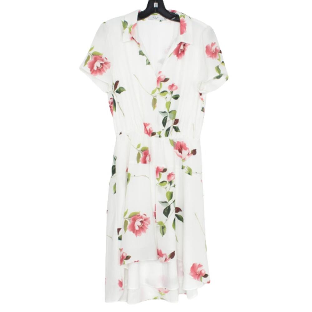 Ali & Jay Floral Dress White L Cottagecore Romantic Garden Party Flowy Feminine